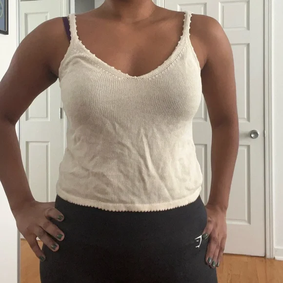 Reformation Wisteria top cream XS - Picture 3 of 8